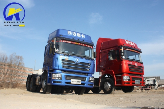 Χρησιμοποιούμενο Shacman F3000 6X4 10 τροχών ημιπροωθητήρας Head Prime Mover 375HP Τεχνή πιστοποίηση GCC