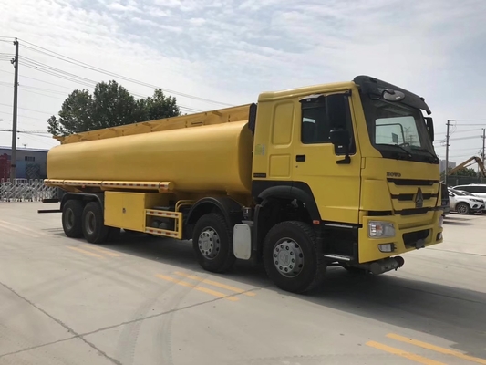 8*4 Sinotruck HOWO Fuel Tank Truck Flow Meter Sensor με χειροκίνητο σύστημα μετάδοσης