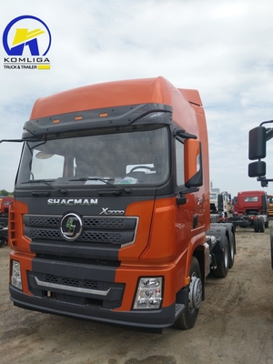 6X4 Shacman X3000 Ανθρακωρυχείο ρυμουλκούμενο Κεφαλή Prime Mover Χρησιμοποιούμενο τρακτέρ φορτηγό με εξαρτήματα