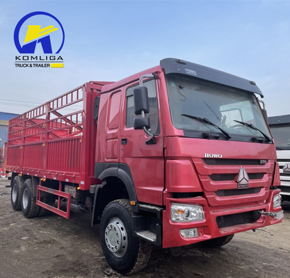 St16/Hc16/Hc16 πίσω άξονες μεταχειρισμένο Sinotruk HOWO 6X4 φορτηγό φορτηγό για φορτίο φράχτη