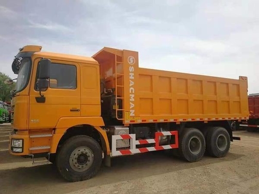 Χαμηλό χιλιόμετρο Shacman F3000 6X4 Χρησιμοποιούμενο φορτηγό απορριμμάτων για την εξορυκτική βιομηχανία