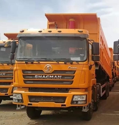 Χαμηλό χιλιόμετρο Shacman F3000 6X4 Χρησιμοποιούμενο φορτηγό απορριμμάτων για την εξορυκτική βιομηχανία
