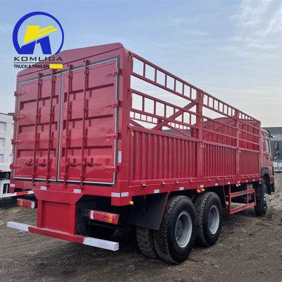 St16/Hc16/Hc16 πίσω άξονες μεταχειρισμένο Sinotruk HOWO 6X4 φορτηγό φορτηγό για φορτίο φράχτη