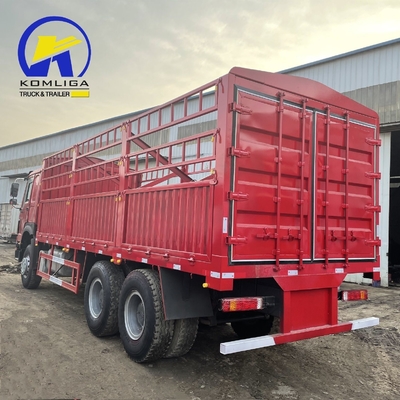 St16/Hc16/Hc16 πίσω άξονες μεταχειρισμένο Sinotruk HOWO 6X4 φορτηγό φορτηγό για φορτίο φράχτη