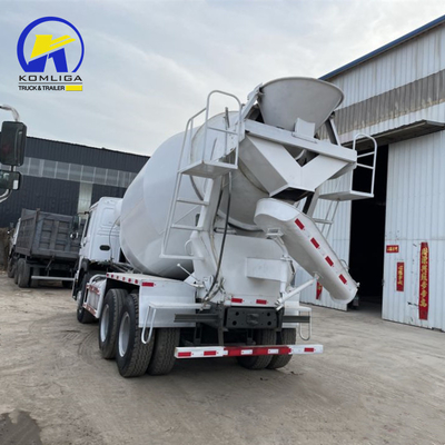 Προσαρμογή Δεύτερο Χέρι/ Sinotruk HOWO 6X4 8cbm 10cbm 12cbm Τροχό Μείγματος Σιμέντου