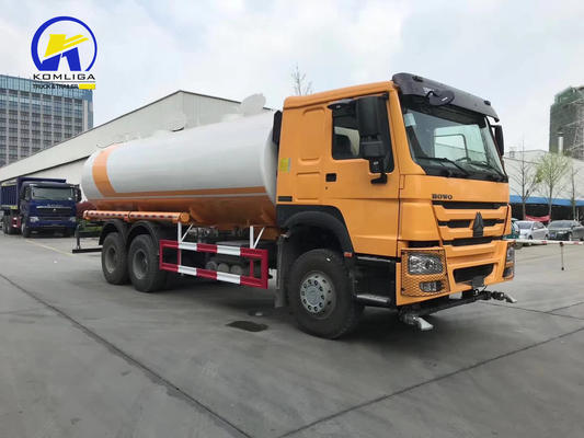Sinotruck HOWO 20cbm 6X4 10 ελαστικά φορτηγό δεξαμενή νερού με τεχνική υποστήριξη ανταλλακτικών
