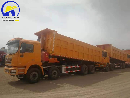 Shacman 6×4 10 Wheeler 371HP Μίνι Τίπερ Ντάμπερ Χρησιμοποιούμενο φορτηγό ντάμπερ με μία καμπίνα υπνοδωμάτιο
