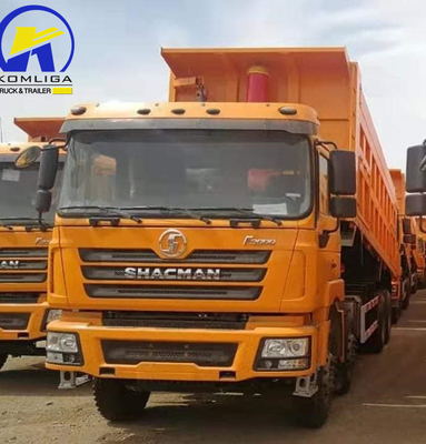 Shacman 6×4 10 Wheeler 371HP Μίνι Τίπερ Ντάμπερ Χρησιμοποιούμενο φορτηγό ντάμπερ με μία καμπίνα υπνοδωμάτιο