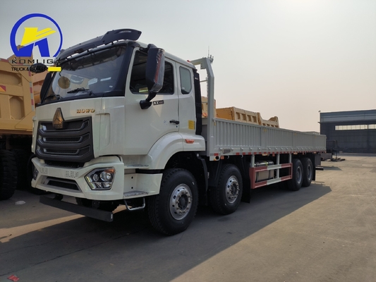Sinotruk Sinotruck HOWO Hohan 8*4 Sidewall Drop Flatbed Βαν με πλήρες ρυμουλκούμενο