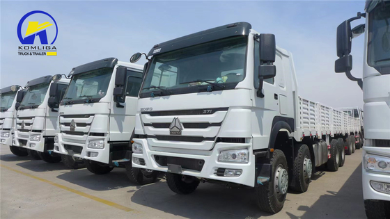 Sinotruk Sinotruck HOWO Hohan 8*4 Sidewall Drop Flatbed Βαν με πλήρες ρυμουλκούμενο
