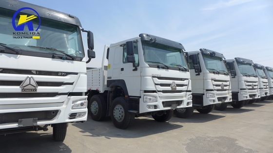 Sinotruk Sinotruck HOWO Hohan 8*4 Sidewall Drop Flatbed Βαν με πλήρες ρυμουλκούμενο