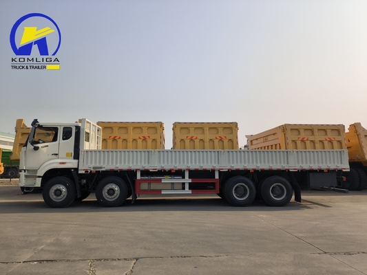 Sinotruk Sinotruck HOWO Hohan 8*4 Sidewall Drop Flatbed Βαν με πλήρες ρυμουλκούμενο