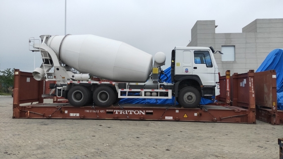 8-10cbm HOWO Shacman Cement Mixer Truck χειροκίνητη μετάδοση για την Αφρική