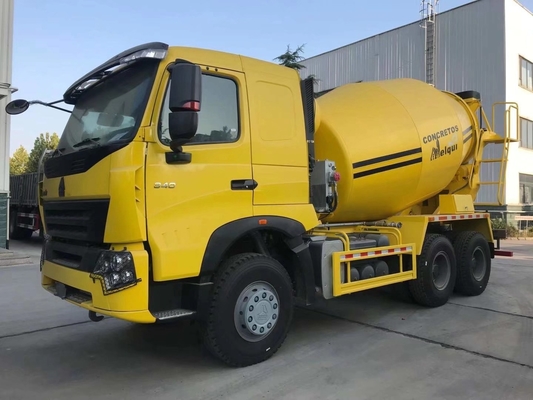 8-10cbm HOWO Shacman Cement Mixer Truck χειροκίνητη μετάδοση για την Αφρική