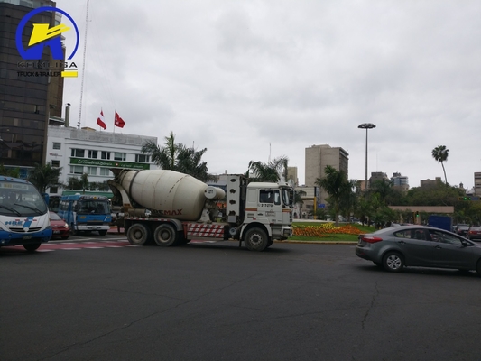 Σχεδιασμός ακτινοειδών ελαστικών Shacman F3000 Φορτηγό μικτήρα σκυροδέματος για μεγάλα κατασκευαστικά έργα