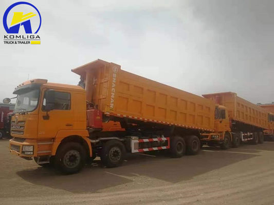 Shacman 6X4 10 Wheeler 371HP Ανθρακωρυχείο Tipper Tipping Dumper Χρησιμοποιημένο φορτηγό σκουπιδιών με κινητήρα