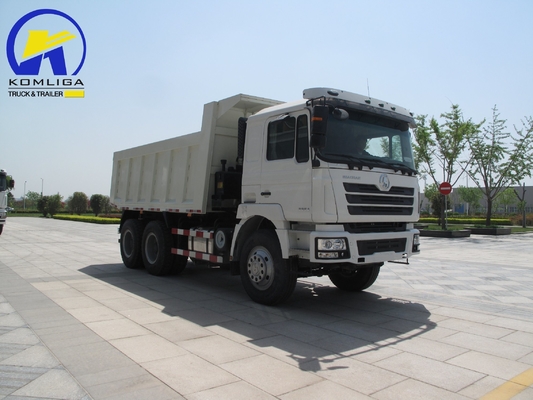 375HP Low Mileage Shacman 6X4 10 Wheeler Ανθρακωρυχείο Tipper Tipping Dumper Χρησιμοποιημένο φορτηγό σκουπιδιών