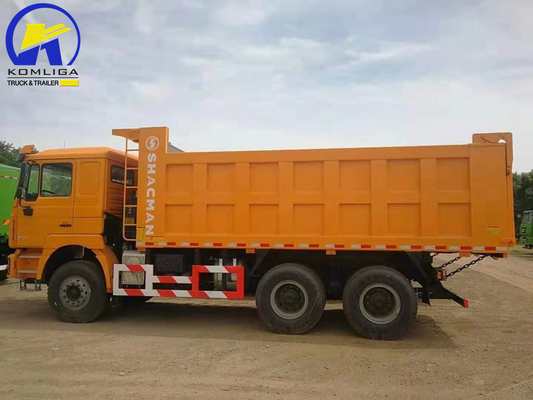 Σχεδιασμός ακτίνων ελαστικών Shacman 6X4 10 Wheeler 371HP Mining Tipper Dumper Truck με ελαστικά