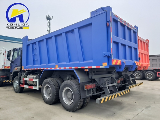 351-450hp Euro 5 6X4 20-30 τόνους βαρύ φορτίο 3 άξονες 10 τροχούς Sinotruk HOWO Χρησιμοποιημένο φορτηγό σκουπιδιών