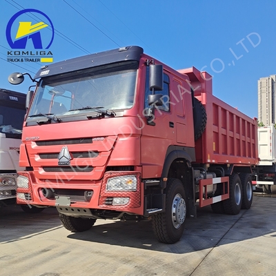 6X4 20-30 τόνων βαρύ φορτίο 3 άξονες 10 τροχούς Sinotruk HOWO Χρησιμοποιημένο φορτηγό σκουπιδιών με 371HP