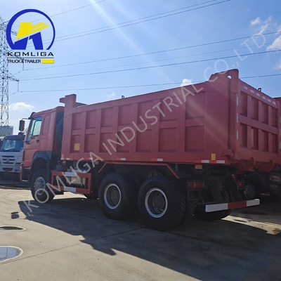6X4 20-30 τόνων βαρύ φορτίο 3 άξονες 10 τροχούς Sinotruk HOWO Χρησιμοποιημένο φορτηγό σκουπιδιών με 371HP