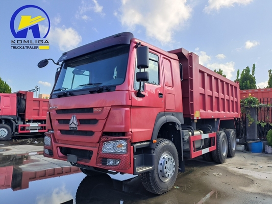 6X4 20-30 τόνων βαρύ φορτίο 3 άξονες 10 τροχούς Sinotruk HOWO Χρησιμοποιημένο φορτηγό σκουπιδιών με 371HP