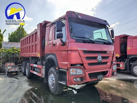 6X4 20-30 τόνων βαρύ φορτίο 3 άξονες 10 τροχούς Sinotruk HOWO Χρησιμοποιημένο φορτηγό σκουπιδιών με 371HP