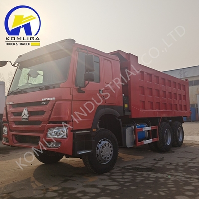 Χρησιμοποιούμενο Euro 5 6X4 20-30 τόνων βαρύ φορτίο 3 άξονες 10 τροχούς Sinotruk HOWO Dump Truck