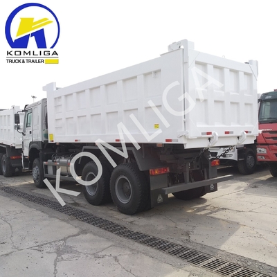 6X4 20-30 τόνων βαρύ φορτίο 3 άξονας 10 τροχών Sinotruk HOWO Dump Truck με χαμηλό χιλιόμετρο