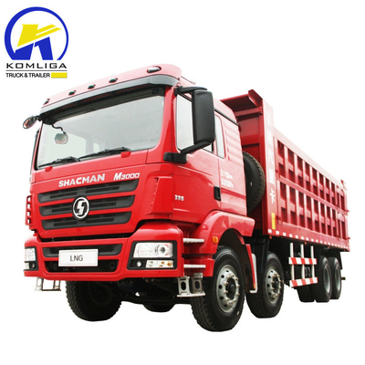 Ιπποδύναμη 351-450hp Shacman M3000 H3000 8X4 12τροχια Τράκτερ Τριππερ Χρησιμοποιούμενο Τρακ
