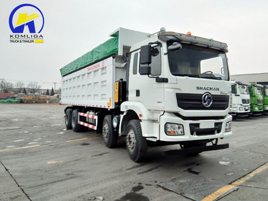 Ιπποδύναμη 351-450hp Shacman M3000 H3000 8X4 12τροχια Τράκτερ Τριππερ Χρησιμοποιούμενο Τρακ