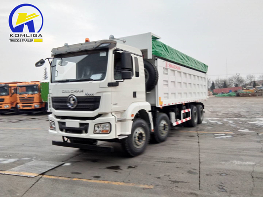Ιπποδύναμη 351-450hp Shacman M3000 H3000 8X4 12τροχια Τράκτερ Τριππερ Χρησιμοποιούμενο Τρακ
