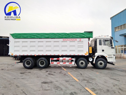 Ιπποδύναμη 351-450hp Shacman M3000 H3000 8X4 12τροχια Τράκτερ Τριππερ Χρησιμοποιούμενο Τρακ