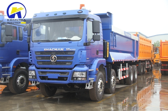 Shacman M3000 8X4 Χρησιμοποιημένο φορτηγό σκουπιδιών στη Ζιμπάμπουε Καλή κατάσταση και χειροκίνητη μετάδοση