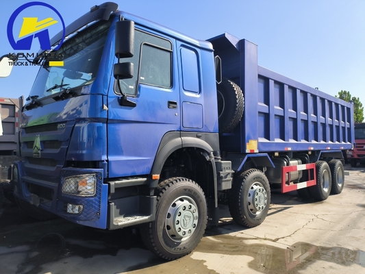 Χρησιμοποιούμενο φορτηγό απορριμμάτων HOWO 8X4 12τροχών 371HP 380HP 400HP Στυλ ανύψωσης εμπρός Καλή κατάσταση