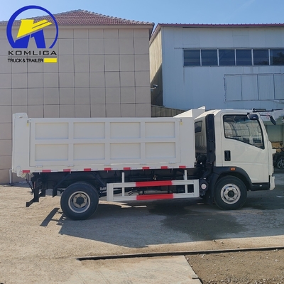Σχεδιασμός ακτίνων ελαστικών 2024 Sinotruk HOWO 4X2 Mini Dump Truck με μία καμπίνα υπνοδωμάτιο και κλιματισμό