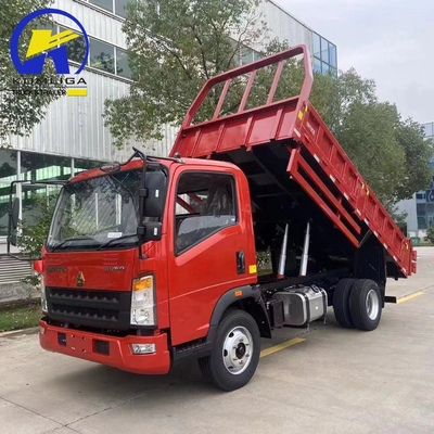 4x2 6wheels Sinotruk HOWO Mini Dump Truck με διαστάσεις κουβάς 20cbm
