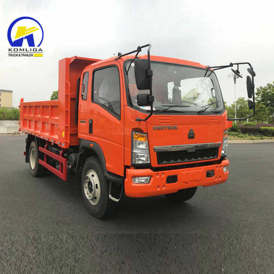 4x2 6wheels Sinotruk HOWO Mini Dump Truck με διαστάσεις κουβάς 20cbm