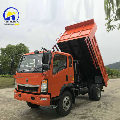4x2 6wheels Sinotruk HOWO Mini Dump Truck με διαστάσεις κουβάς 20cbm
