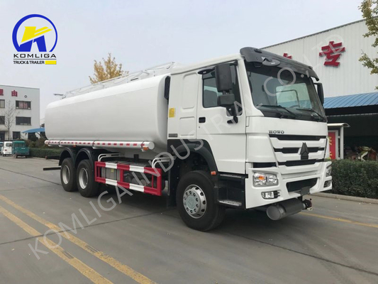 Εγχειρίδιο 6X4 20cbm 25cbm 20000/25000 λίτρα Sinotruck HOWO Shacman Diesel Tank Fuel Truck