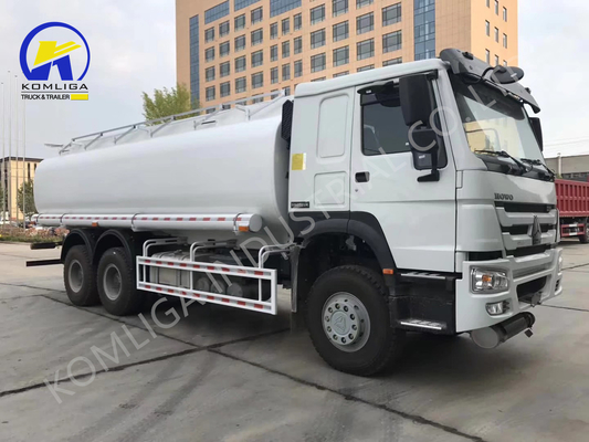 Εγχειρίδιο 6X4 20cbm 25cbm 20000/25000 λίτρα Sinotruck HOWO Shacman Diesel Tank Fuel Truck