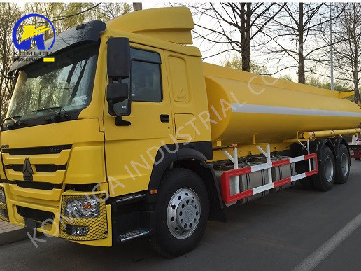 Εγχειρίδιο 6X4 20cbm 25cbm 20000/25000 λίτρα Sinotruck HOWO Shacman Diesel Tank Fuel Truck