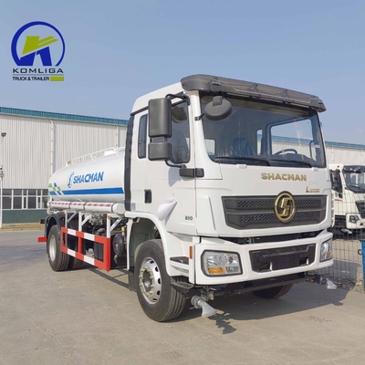 Οδήγηση LHD/Rhd Υδροφόρο φορτηγό Διάσταση 8500*2500*3400mm Shacman L3000 4X2