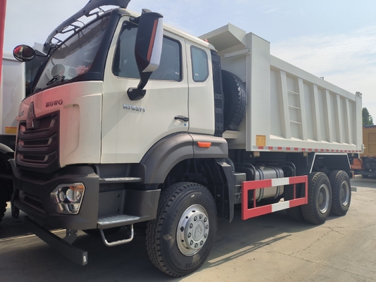 Μπροστά Στυλ ανύψωσης HOWO 10 ελαστικά 20cbm 6X4 Dumptruck με χειροκίνητο κιβώτιο
