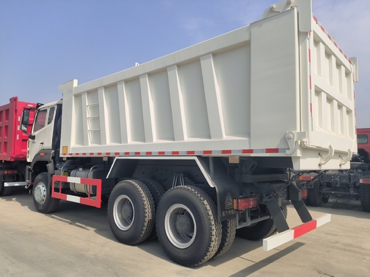 Μπροστά Στυλ ανύψωσης HOWO 10 ελαστικά 20cbm 6X4 Dumptruck με χειροκίνητο κιβώτιο