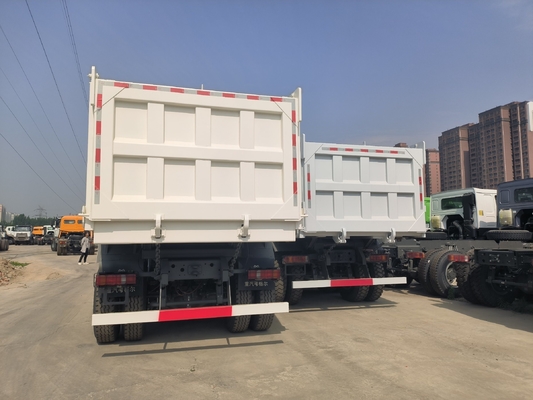 Μπροστά Στυλ ανύψωσης HOWO 10 ελαστικά 20cbm 6X4 Dumptruck με χειροκίνητο κιβώτιο