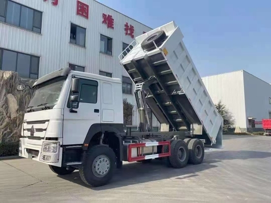 Μπροστά Στυλ ανύψωσης HOWO 10 ελαστικά 20cbm 6X4 Dumptruck με χειροκίνητο κιβώτιο
