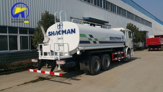 Shacman 6X4 10wheels 290HP 20cbm Feul δεξαμενή και δεξαμενή νερού φορτηγό με 371HP άλογο δύναμη