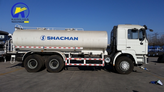 Shacman 6X4 10wheels 290HP 20cbm Feul δεξαμενή και δεξαμενή νερού φορτηγό με 371HP άλογο δύναμη