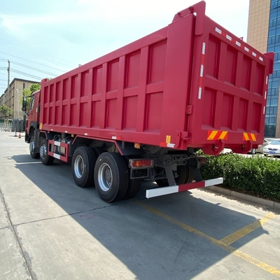 351-450hp HOWO 8X4 Heavy Duty Dumper με 12 τροχούς και 300L Tanker καυσίμου